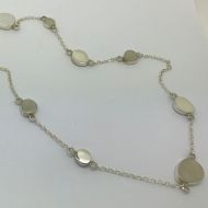 Reverse Pebble Long 24" Necklace