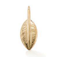 Feather of Friendship Pendant in Yellow Gold