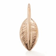 Feather of Friendship Rose Gold Pendant