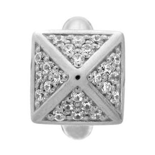 Endless J-Lo Collection White Shiny High Rise Silver Charm